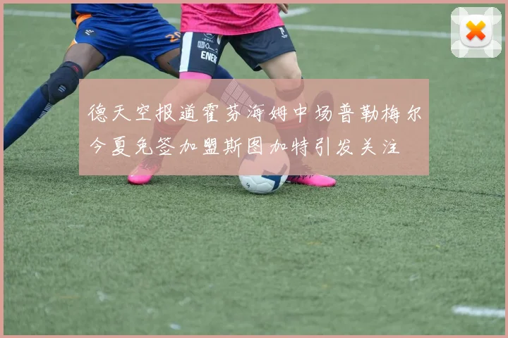 德天空报道霍芬海姆中场普勒梅尔今夏免签加盟斯图加特引发关注